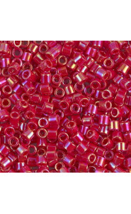 Miyuki delica beads 8/0 - Opaque red ab DBL-162